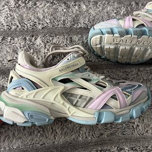 Balenciaga Women’s Pastel Multi-Panel Track Sneaker